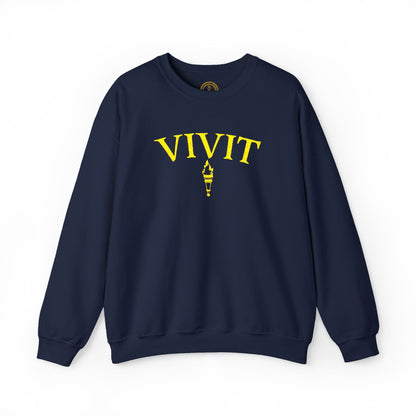 Vintage Style Unisex VIVIT Crewneck (Gold Logo)