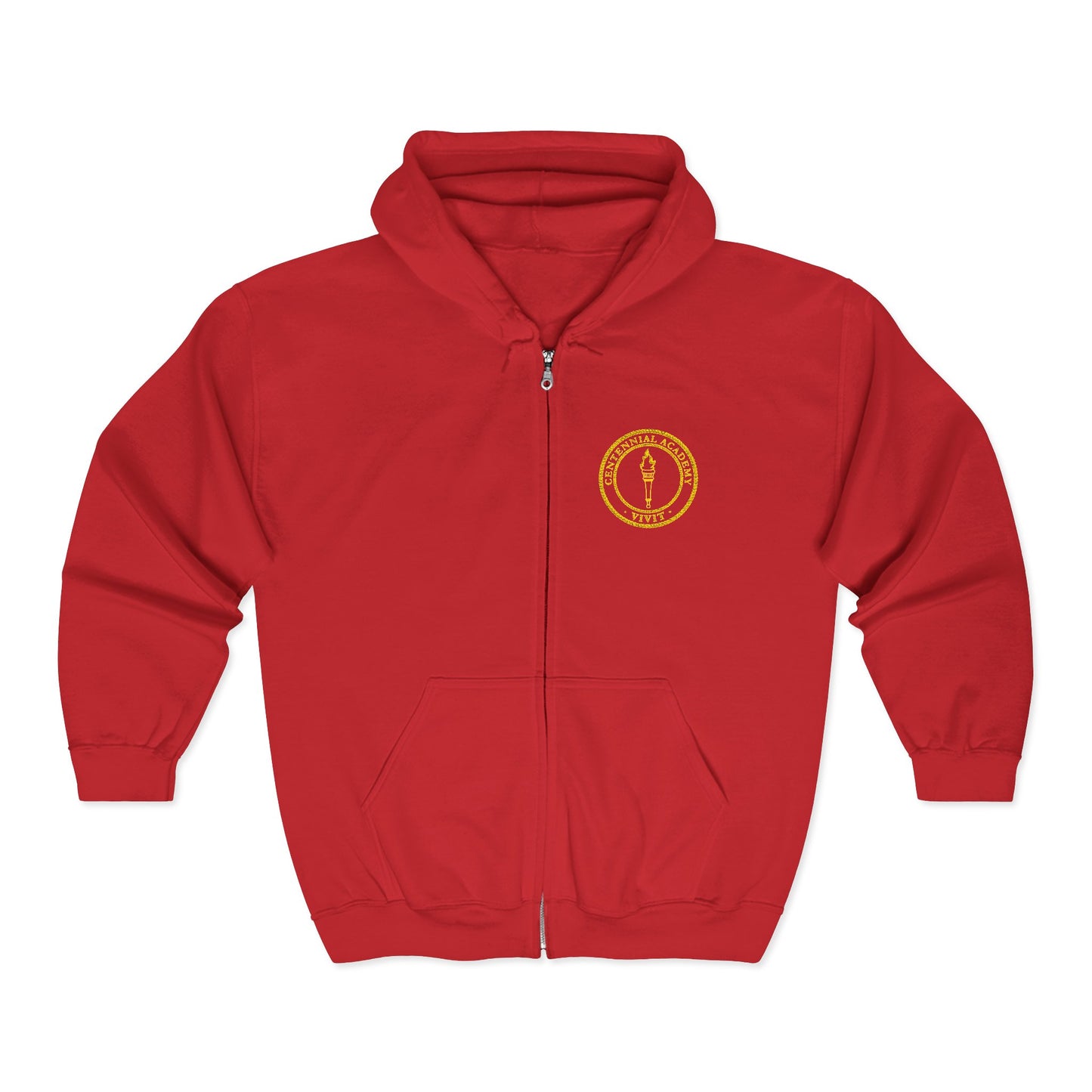 Unisex VIVIT Full Zip Hoodie (Gold Logo)