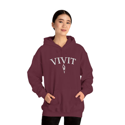 Vintage Style Unisex VIVIT Hoodie (White Logo)