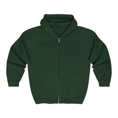 VIVIT Full Zip Hoodie (Black Logo)