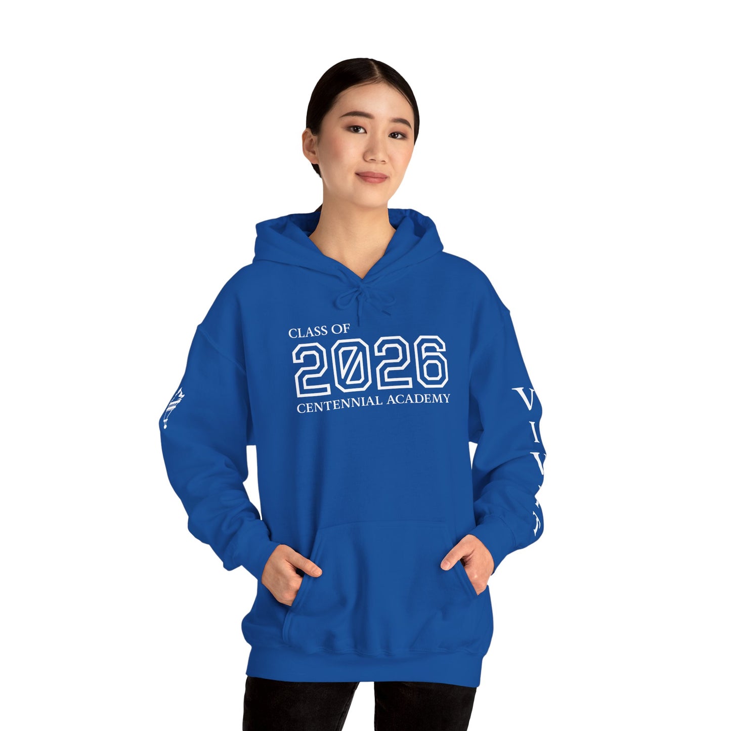 Centennial Academy Graduation Hoodie (White Logo)