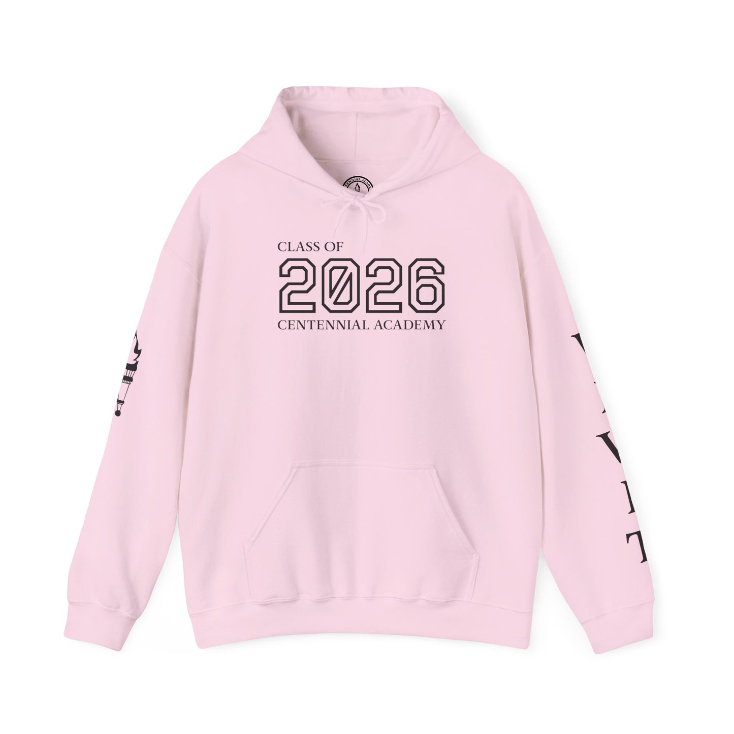 Centennial Academy Graduation Hoodie (Black Logo)