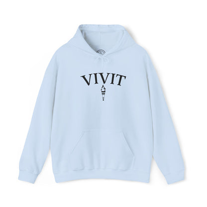 Vintage Style Unisex VIVIT Hoodie (Black Logo)