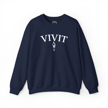 Vintage Style Unisex VIVIT Crewneck (White Logo)