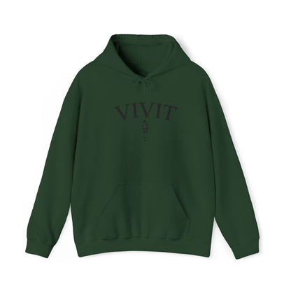 Vintage Style Unisex VIVIT Hoodie (Black Logo)