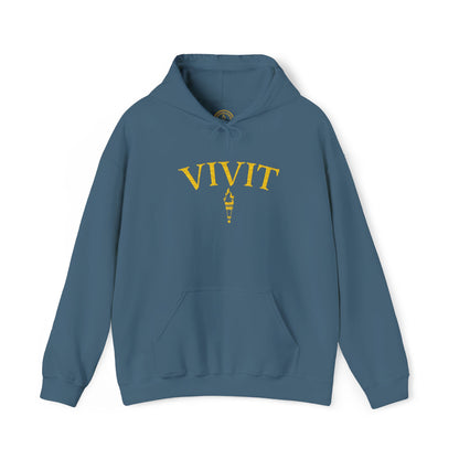 Vintage Style Unisex VIVIT Hoodie (Gold Logo)