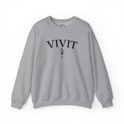 Vintage Style Unisex VIVIT Crewneck (Black Logo)